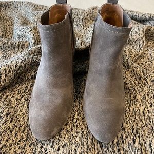 Vionic suede booties, size 9.5